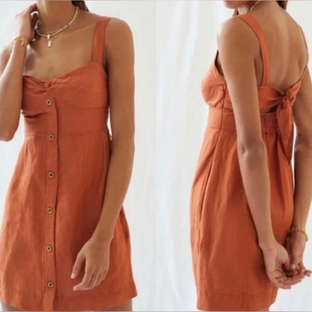 ANTHROPOLOGIE MAEVE | Twist-Front Mini Dress Size Medium